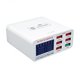 Сетевое зарядное устройство Sunshine SS-304Q, 40 Вт, Quick Charge, Fast Charge, 6 портов