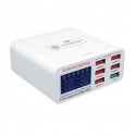 Сетевое зарядное устройство Sunshine SS-304Q, 40 Вт, Quick Charge, Fast Charge, 6 портов