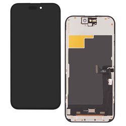 Дисплей для Apple iPhone 15 Pro, чёрный, с рамкой, High Quality, (TFT), 120Hz ZY IN CELL FHD (без ошибки)