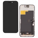 Дисплей для Apple iPhone 15 Pro, чёрный, с рамкой, High Quality, (TFT), 120Hz ZY IN CELL FHD (без ошибки)
