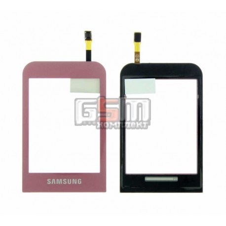 Тачскрин для Samsung C3300, розовый