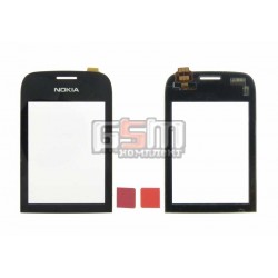 Тачскрин для Nokia 202 Asha, черный Тачскрин для Nokia 202 Asha, черный
