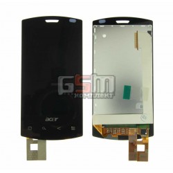 Дисплей для Acer S100, черный, с тачскрином, модуль 