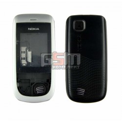 Корпус для Nokia 2220s, серебристый, копия ААА