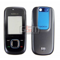 Корпус для Nokia 2680s, серый, копия ААА, с клавиатурой