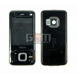 Корпус для Nokia N81 8Gb, копия AAA, черный, с клавиатурой