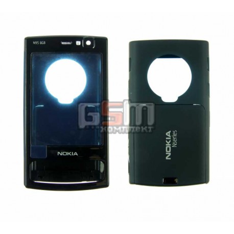 Корпус для Nokia N95 8Gb, копия AAA, черный