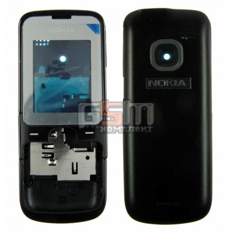 Корпус для Nokia C2-00, черный, high-copy