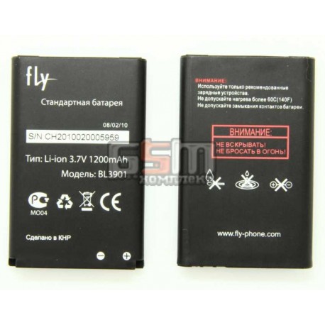 Аккумулятор для Fly DS150, оригинал, (D3030000026), (BL3901)