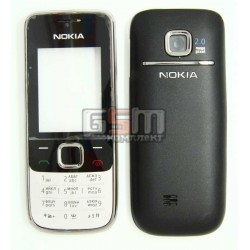 Корпус для Nokia 2730c, черный, копия ААА, с клавиатурой