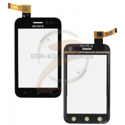 Тачскрин для Sony ST21i Xperia Tipo, ST21i2 Xperia Tipo, черный Тачскрин для Sony ST21i Xperia Tipo, ST21i2 Xperia Tipo, черный