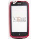 Тачскрин для Nokia 610 Lumia, с передней панелью, красный