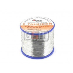 Припой Cynel LC60-0.25/0.25, Sn 60%, 0,25 мм, 250 г  Припой Cynel LC60-0.25/0.25, Sn 60%, 0,25 мм, 250 г