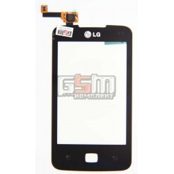 Тачскрін для LG E510, чорний, оригінал Тачскрін для LG E510, чорний, оригінал