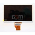 Екран (дисплей, монітор, LCD) для китайського планшету 7, 50 pin, з маркуванням AT070TN90, 20000938-00, M7000, Gemei G3, Eclast P76TI, Eclast P76V, Mid Tablet PC etc, JK700, FPC-Y81349, RX-B0070D3500, для Prestigio MultiPad PMP3470B