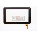 Тачскрін (сенсорний екран, сенсор) для китайського планшету 7, 12 pin, с маркировкой FM700402TC, для Newsmy T7S, Tablet PC-7011M, черный, с версией телефона