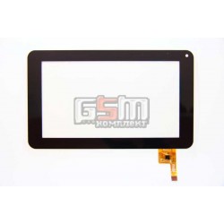Тачскрин (сенсорный экран, сенсор ) для китайского планшета 7, 12 pin, с маркировкой FPC-TP070072(DR1334), для U25GT (китай), черный