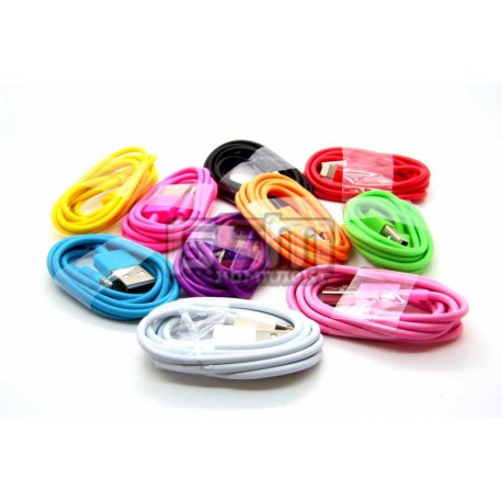 Кабель Apple Lightning to USB Cable цветной для iPhone 5