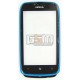 Тачскрин, сенсор, сеносрный Дисплей для Nokia 610, с передней панелью, синий