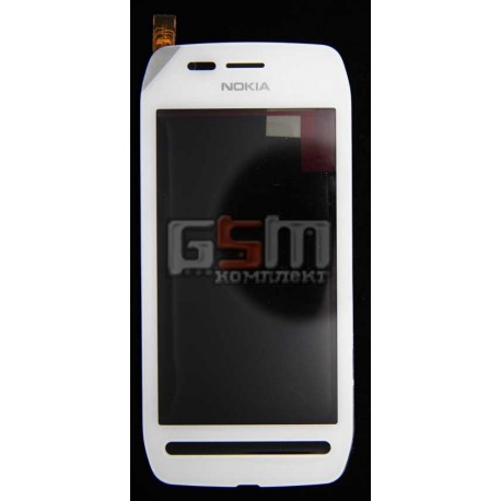 Тачскрин, сенсор, сеносрный Дисплей для Nokia 603, белый