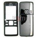 Корпус для Nokia 6300, черный, China quality ААА, с орнаментом