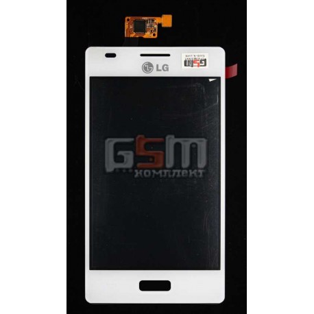 Тачскрин для LG E610, E612, E615, белый, оригинал