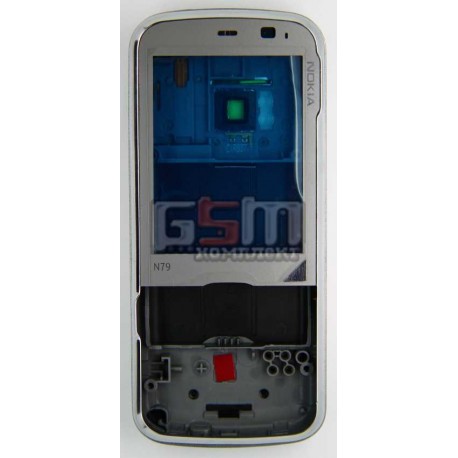 Корпус для Nokia N79, серый, копия ААА
