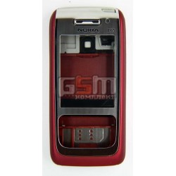 Корпус для Nokia E65, красный, China quality ААА
