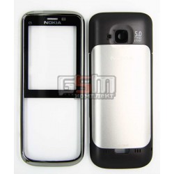 Корпус для Nokia C5-00, серый, high-copy