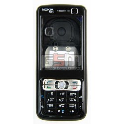 Корпус для Nokia N73, чорний, China quality ААА, з клавіатурою