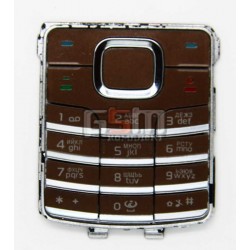 Клавиатура для Nokia 6500c, бронзовый, русская