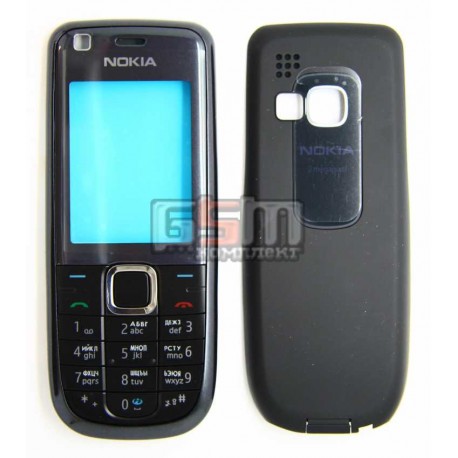 Корпус для Nokia 3120c, черный, копия ААА, с клавиатурой, передняя и задняя панель