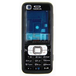 Корпус для Nokia 6120c, 6121c, чорний, China quality ААА, з клавіатурою