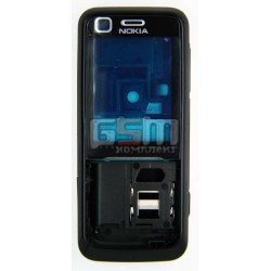 Корпус для Nokia 6120c, 6121c, High quality, чорний