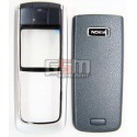 Корпус для Nokia 6021, China quality AAA, сріблястий