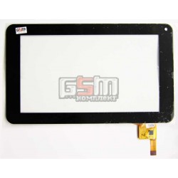 Тачскрин (сенсорный экран, сенсор) для китайского планшета 7, 12 pin, с маркировкой TOPSUN_C0080_A3 (TOPSUN-C0080-A3), для Globex GU701C, черный Тачскрин (сенсорный экран, сенсор) для китайского планшета 7, 12 pin, с маркировкой TOPSUN_C0080_A3 (TOPSUN-C0080-A3), для Globex GU701C, черный