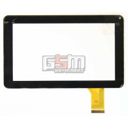 Тачскрин (сенсорный экран, сенсор) для китайского планшета 9, 50 pin, с маркировкой DH-0901A1-FPC03-2, YDT1143-A2, FM901801KB, черный