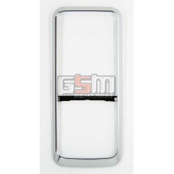 Передняя панель корпуса для Nokia 6120c, серебристая, оригинал, #9441601