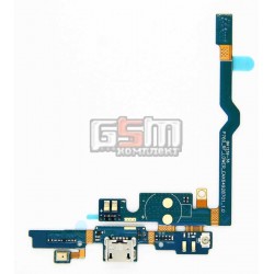 Шлейф для LG P760 Optimus L9, P765 Optimus L9, P768 Optimus L9, мікрофону, конектора зарядки, з компонентами Шлейф для LG P760 Optimus L9, P765 Optimus L9, P768 Optimus L9, мікрофону, конектора зарядки, з компонентами