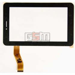 Тачскрин (сенсорный экран, сенсор) для китайского планшета 7, 51 pin, с маркировкой 04-0700-0808 V1, 04-0700-0866, NJG070090CGGLB-V1, для Mystery MID-743G, Eplutus G27, Ainol Novo 7 AX1 3G, размер 187*115 мм, черный Тачскрин (сенсорный экран, сенсор) для китайского планшета 7, 51 pin, с маркировкой 04-0700-0808 V1, 04-0700-0866, NJG070090CGGLB-V1, для Mystery MID-743G, Eplutus G27, Ainol Novo 7 AX1 3G, размер 187*115 мм, черный