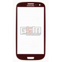 Стекло дисплея Samsung I9300 Galaxy S3, I9305 Galaxy S3, красное