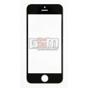 Скло дисплея для iPhone 5S, чорний