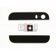 Верхняя + нижняя панель корпуса для Apple iPhone 5S, черная