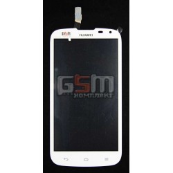 Тачскрін для телефону Huawei Ascend G610-U20, белый Тачскрін для телефону Huawei Ascend G610-U20, белый