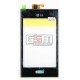 Тачскрин для LG E610 Optimus L5, E612 Optimus L5, черный, с передней панелью