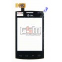 Тачскрін для LG E410 Optimus L1x II, чорний