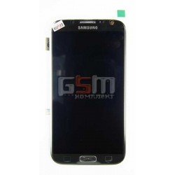 Дисплей для Samsung N7100 Note 2, серый, с сенсорным экраном (дисплейный модуль), с передней панелью, original (PRC) Дисплей для Samsung N7100 Note 2, серый, с сенсорным экраном (дисплейный модуль), с передней панелью, original (PRC)