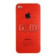 Дисплей для Apple iPhone 4S, копия, красный, с тачскрином (модуль), задняя панель, кнопка HOME, с рамкой