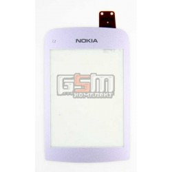 Тачскрин для Nokia C2-02, C2-03, C2-06, C2-07, C2-08, фиолетовый Тачскрин для Nokia C2-02, C2-03, C2-06, C2-07, C2-08, фиолетовый