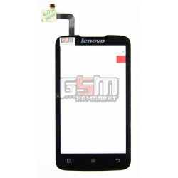 Тачскрін для Lenovo A316i, чорний Тачскрін для Lenovo A316i, чорний